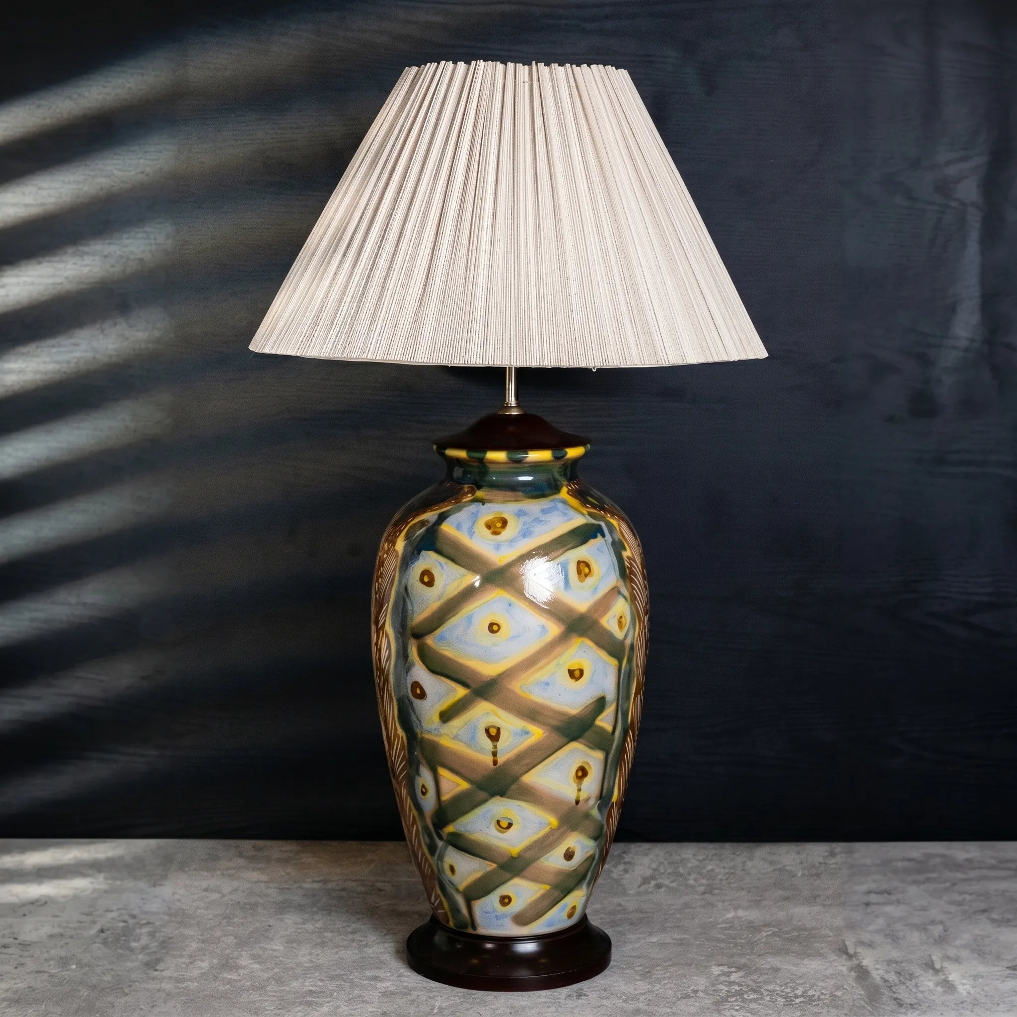 Unique Ceramic Lamp - Wildflower