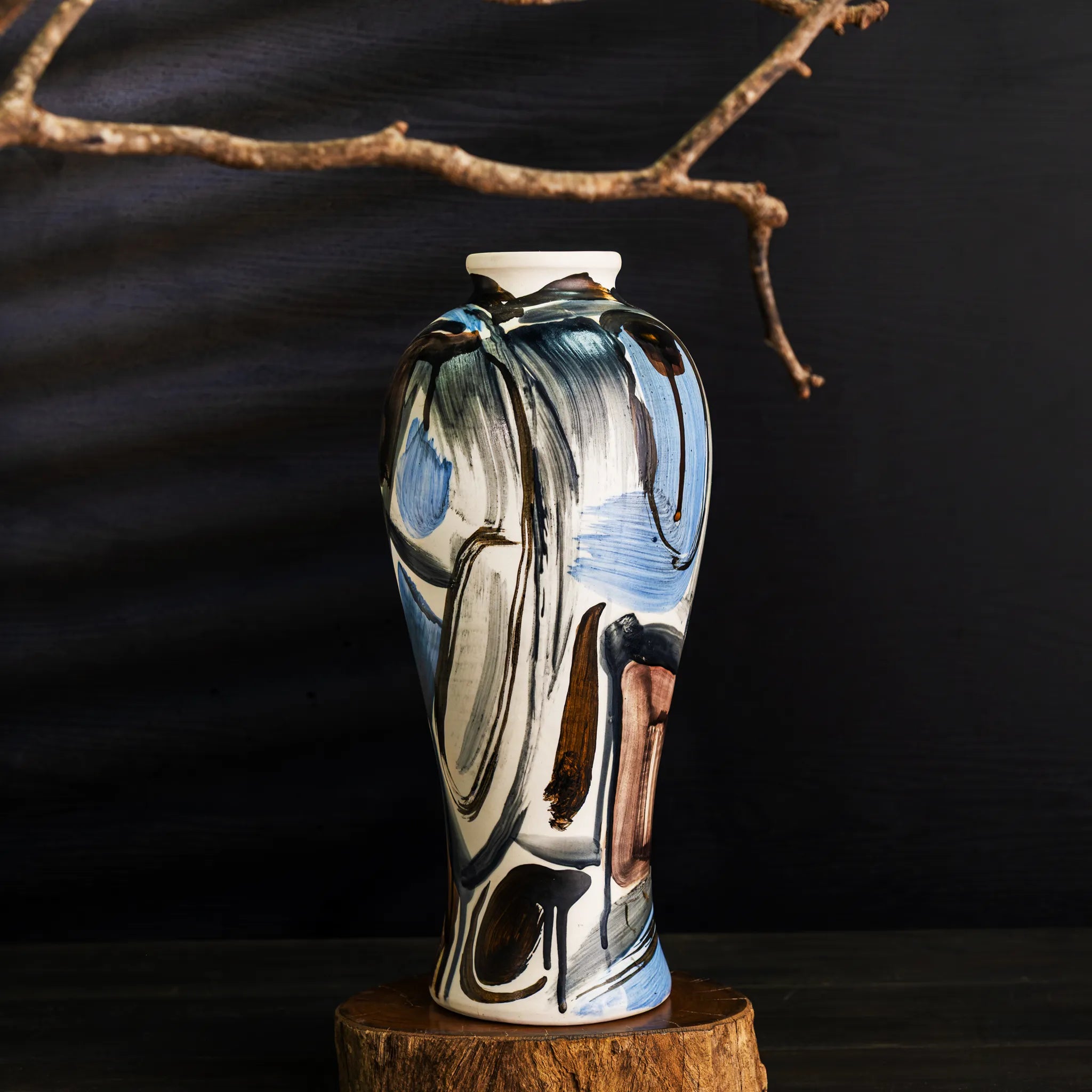 Unique Ceramic Vase - Free Flow (01)