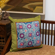 Indigo Batik Cushion Cover (48 cm)