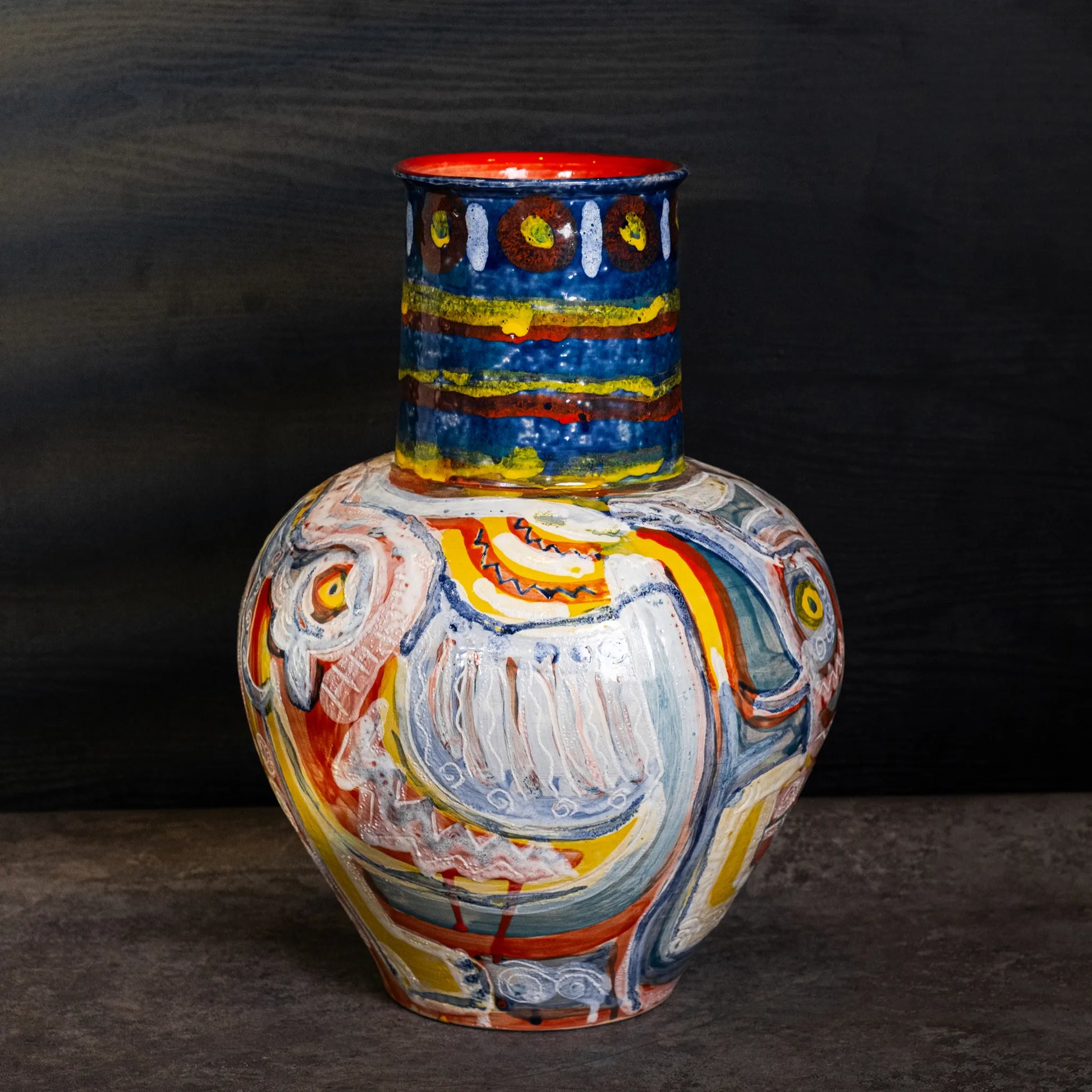 Unique Ceramic Vase - Elephant