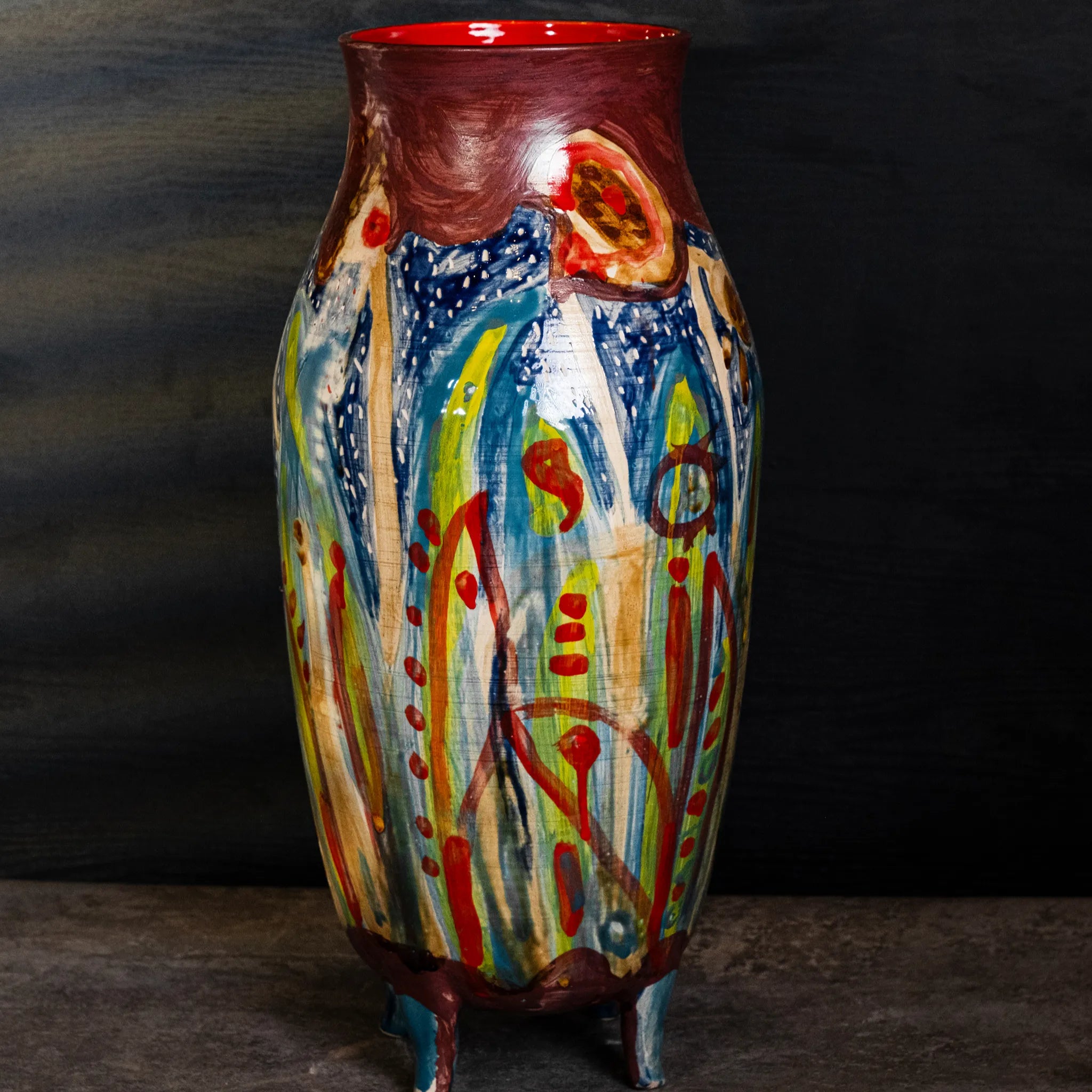 Unique Ceramic Vase - In the Garden (06)