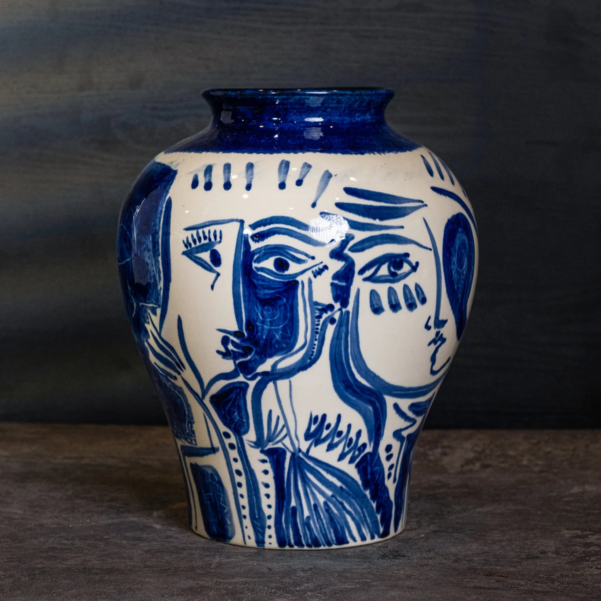 Unique Ceramic Vase - Dreamy Eyes