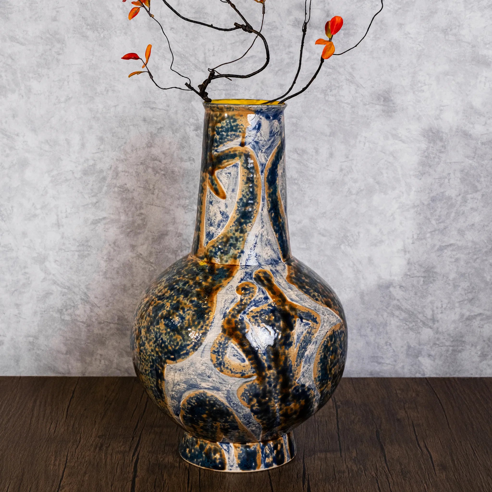 Unique Ceramic Vase - In the Garden (05)