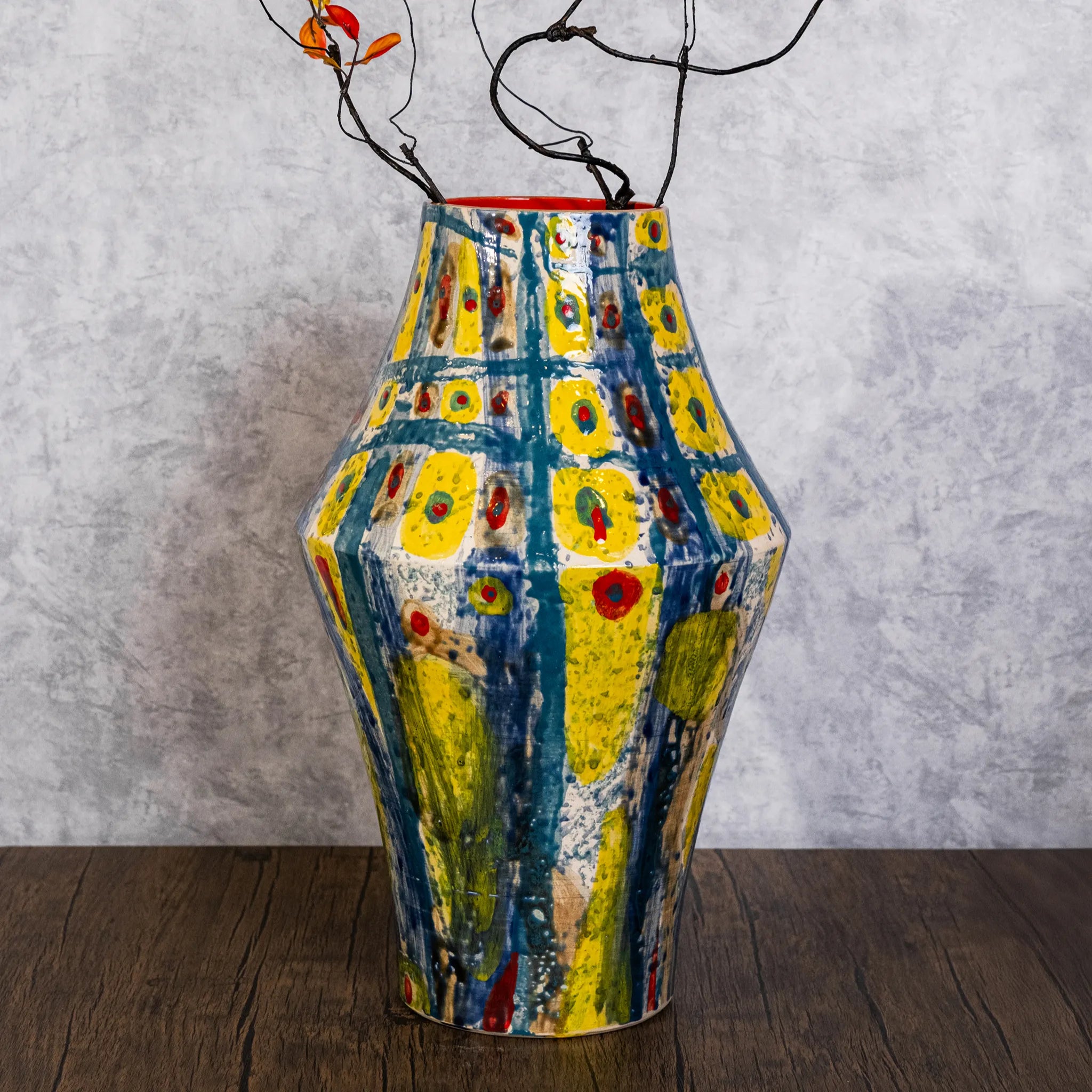 Unique Ceramic Vase - In the Garden (07)