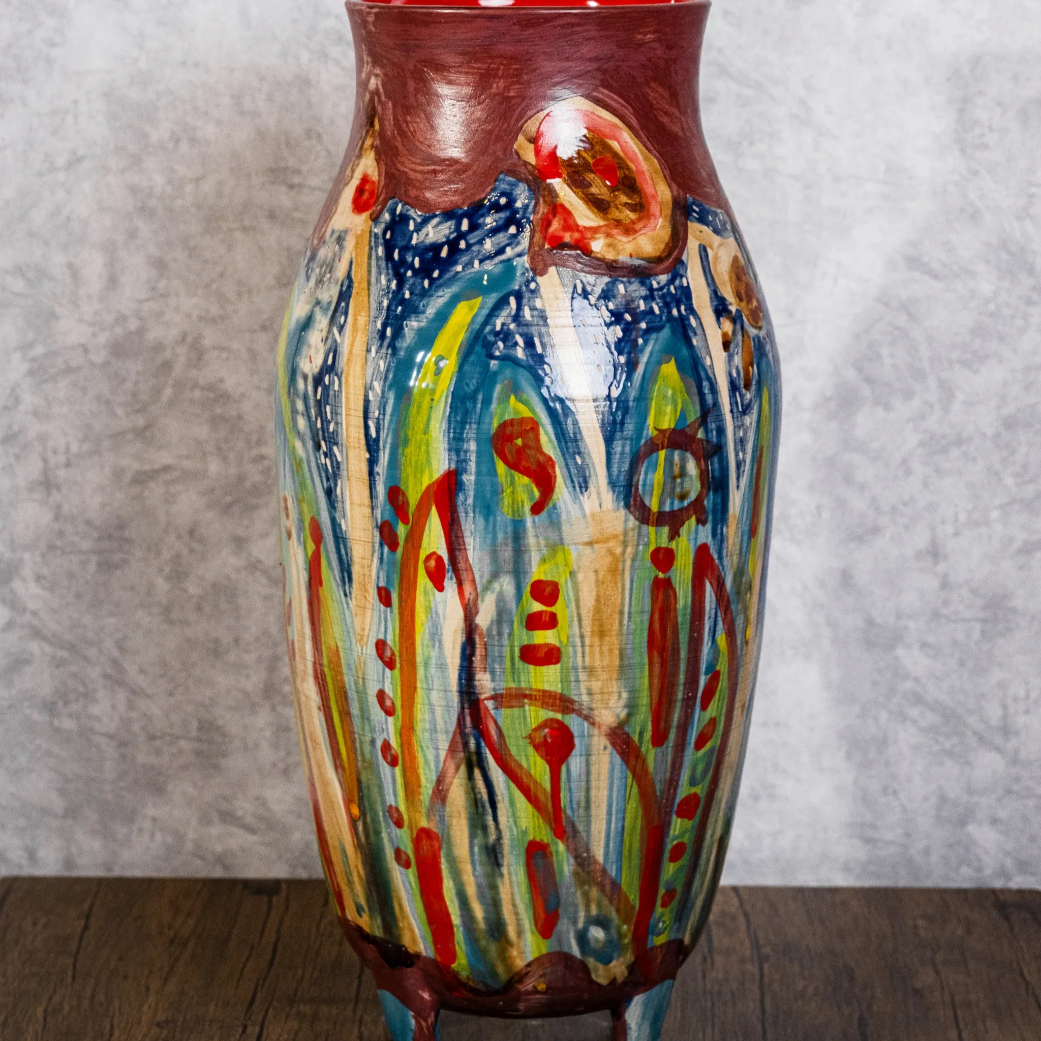 Unique Ceramic Vase - In the Garden (06)
