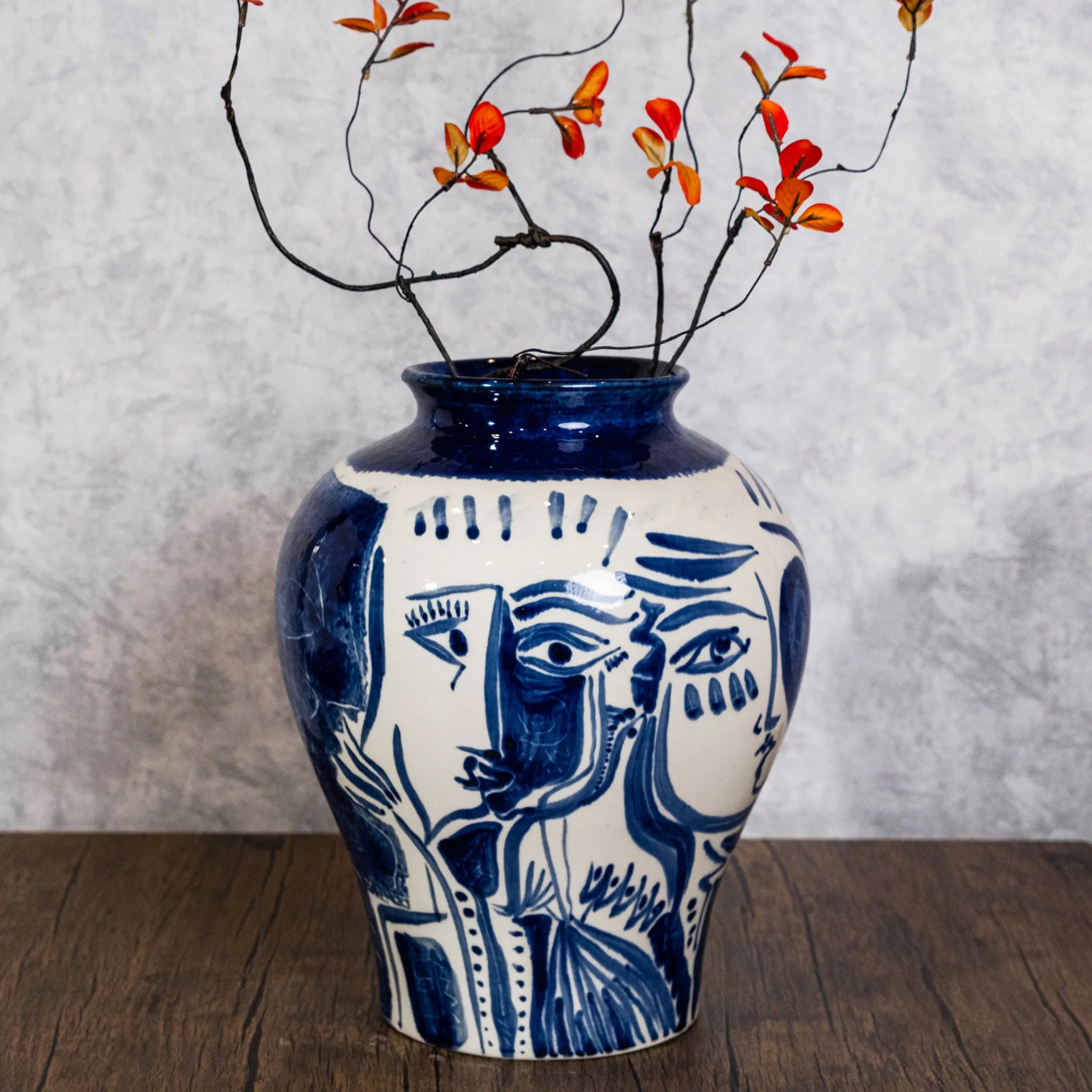 Unique Ceramic Vase - Dreamy Eyes