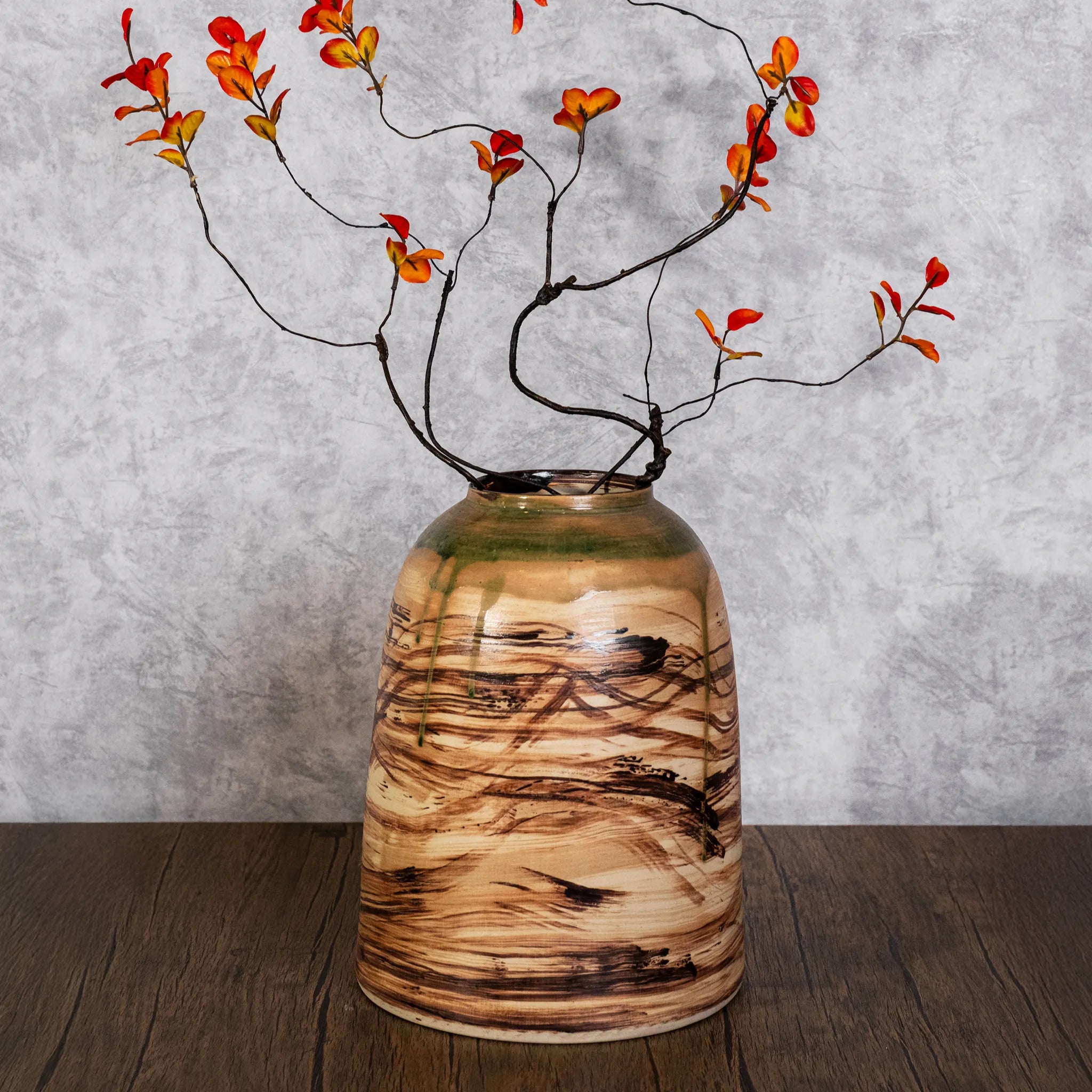 Unique Ceramic Vase - The North Wind (01)