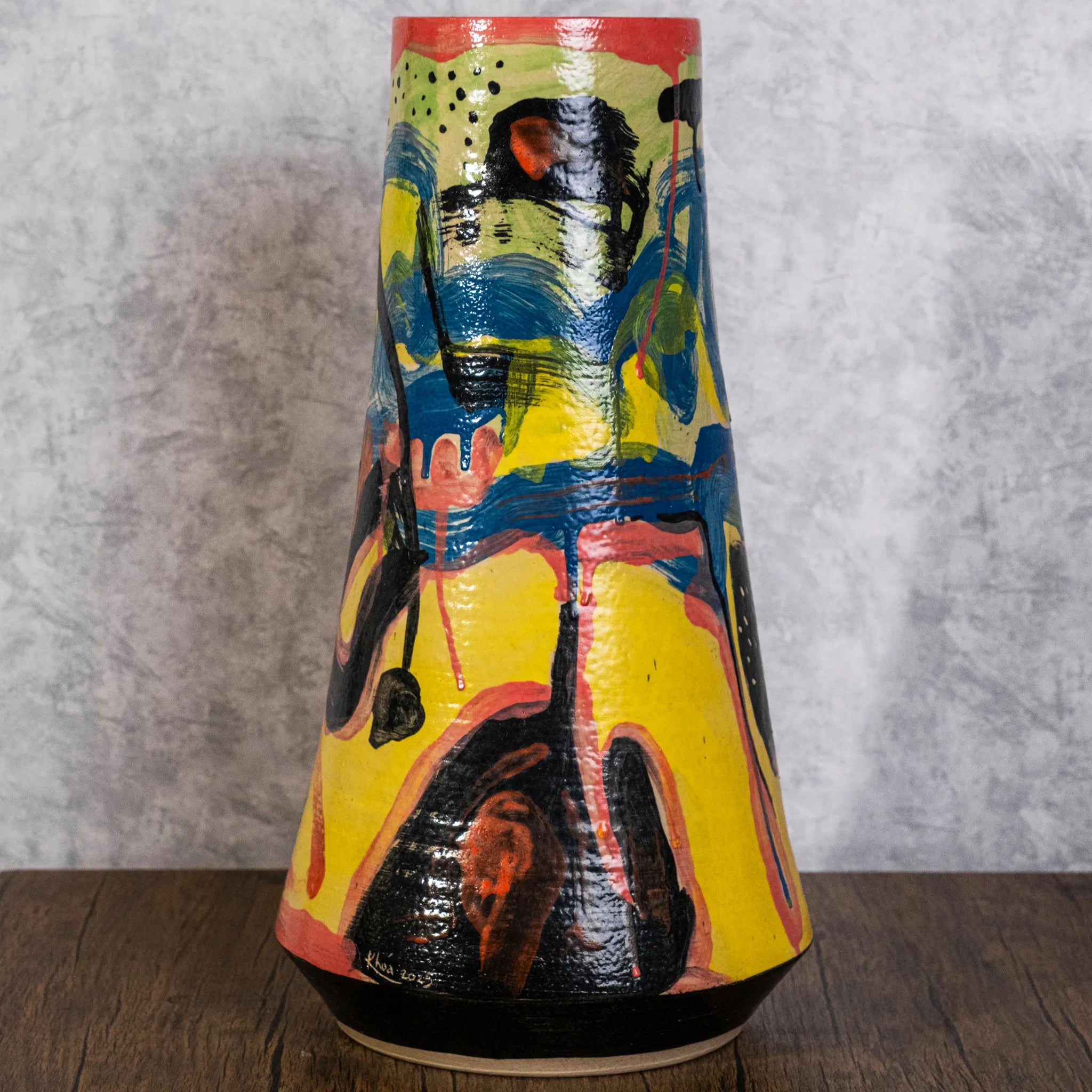 Unique Ceramic Vase - In the Garden (03)