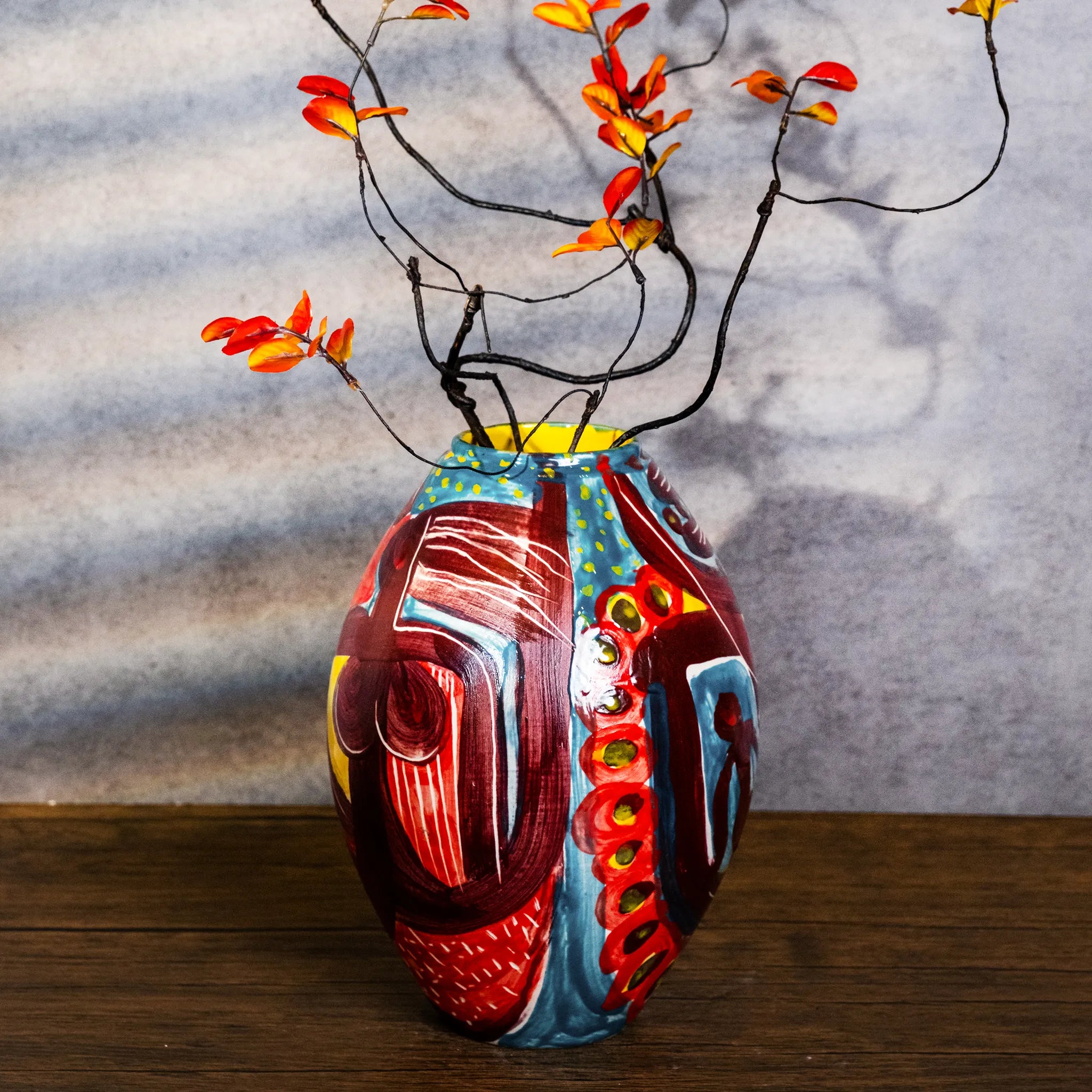 Unique Ceramic Vase - Symphony of Dance (01)