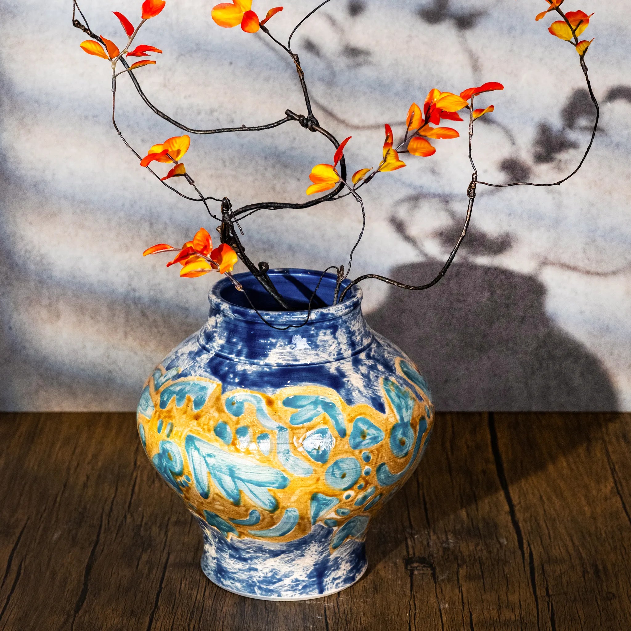 Unique Ceramic Vase - In the Garden (01)