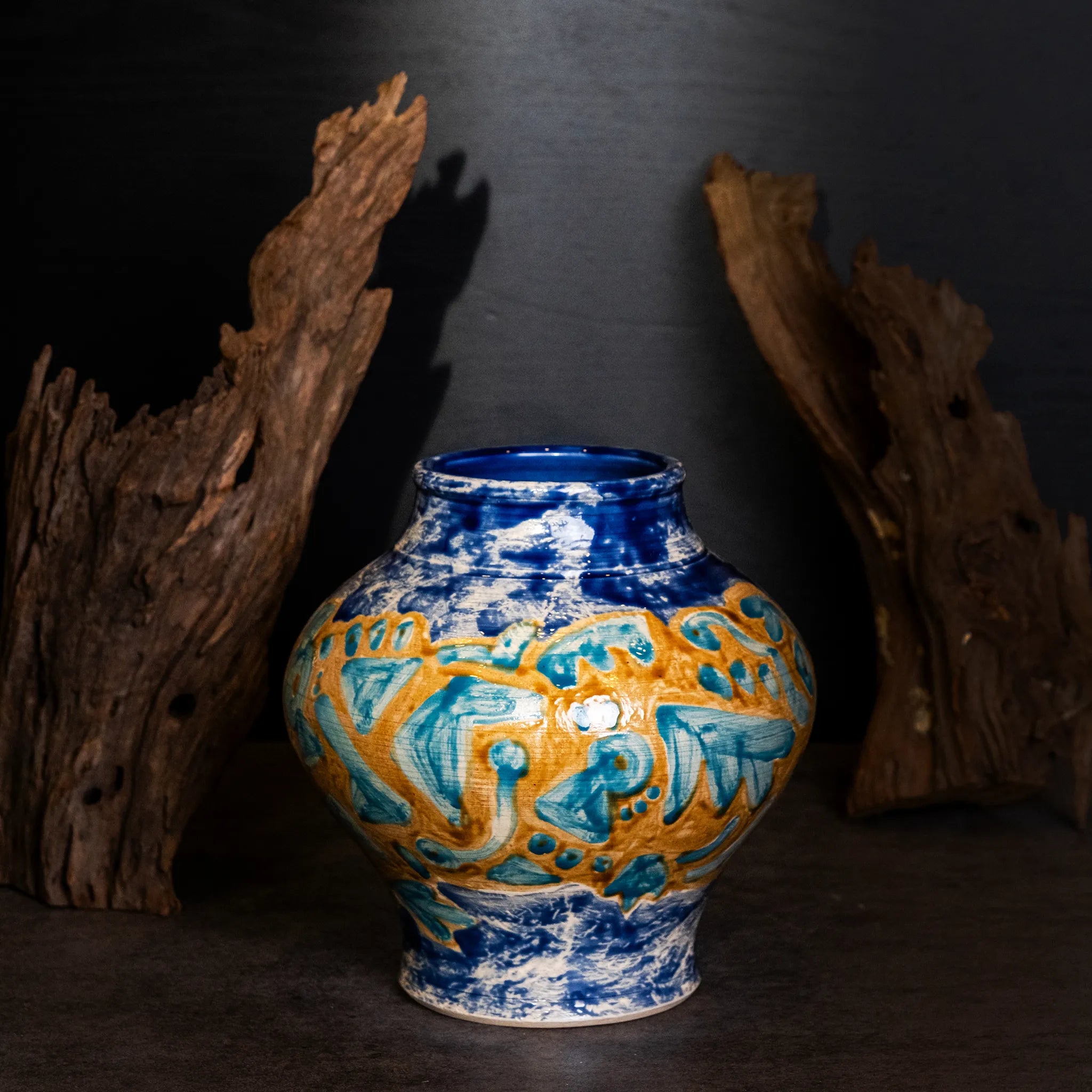 Unique Ceramic Vase - In the Garden (01)