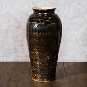 Unique Ceramic Vase - Black Pearl