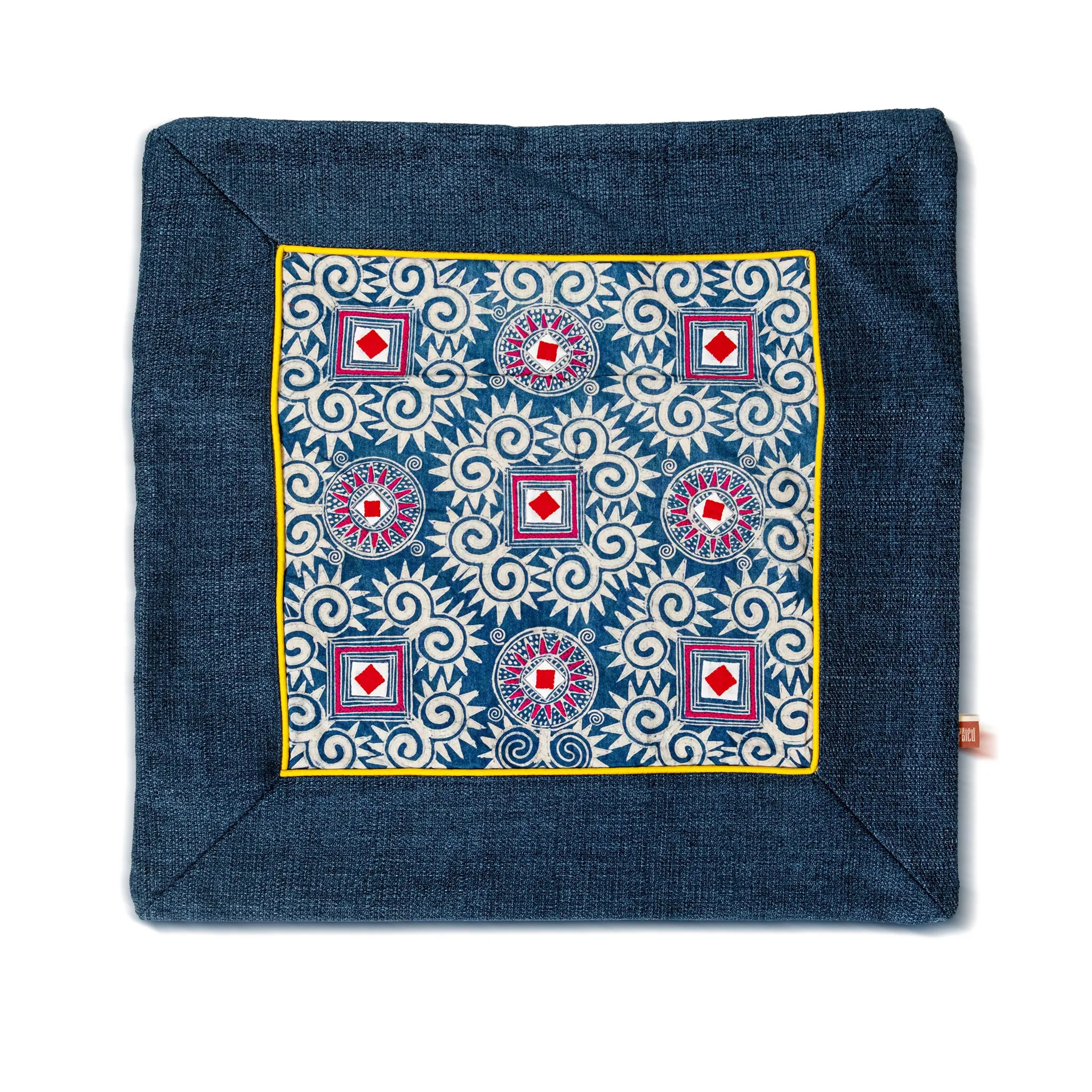 Indigo Batik Cushion Cover (48 cm)