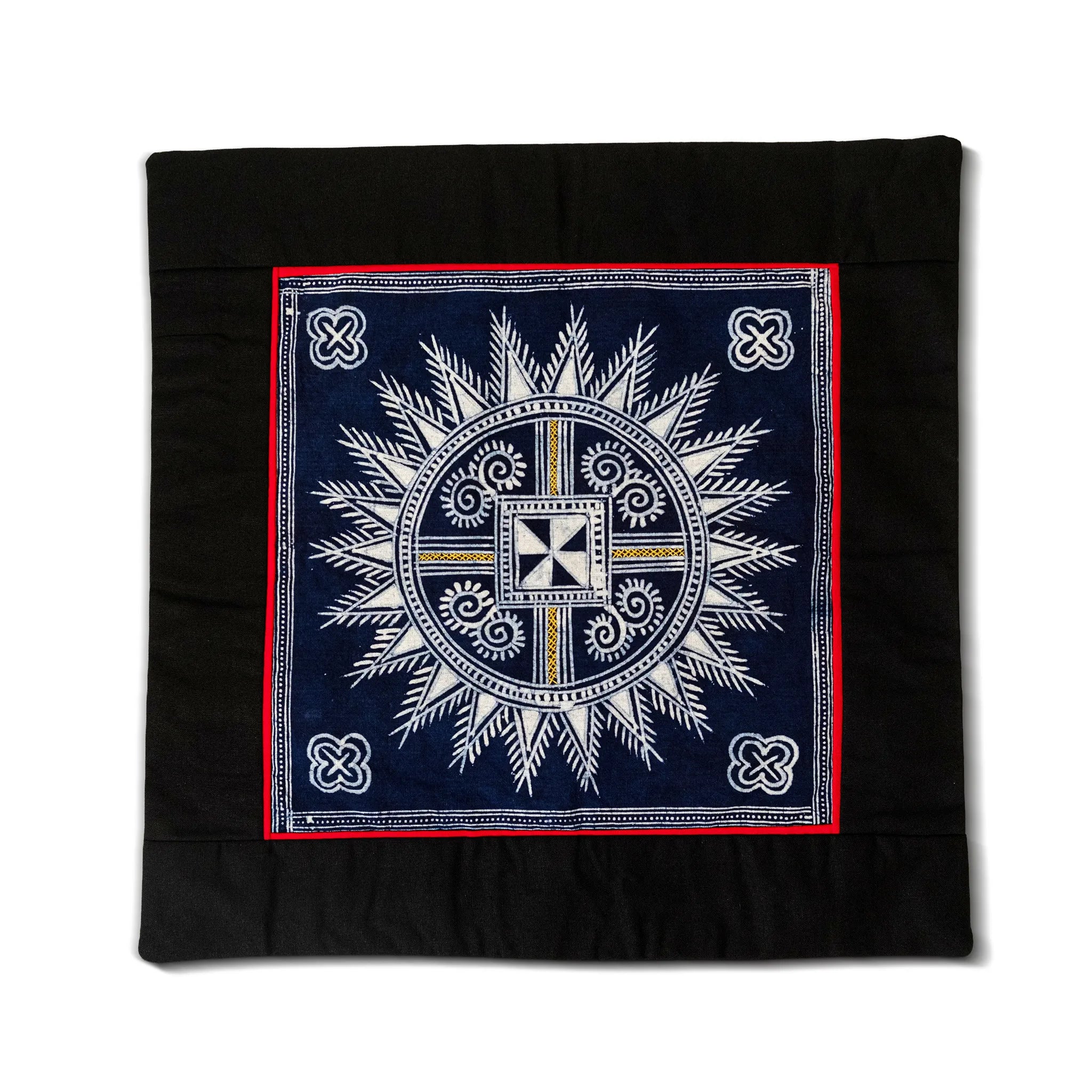 Indigo Batik Cushion Cover (45 cm)