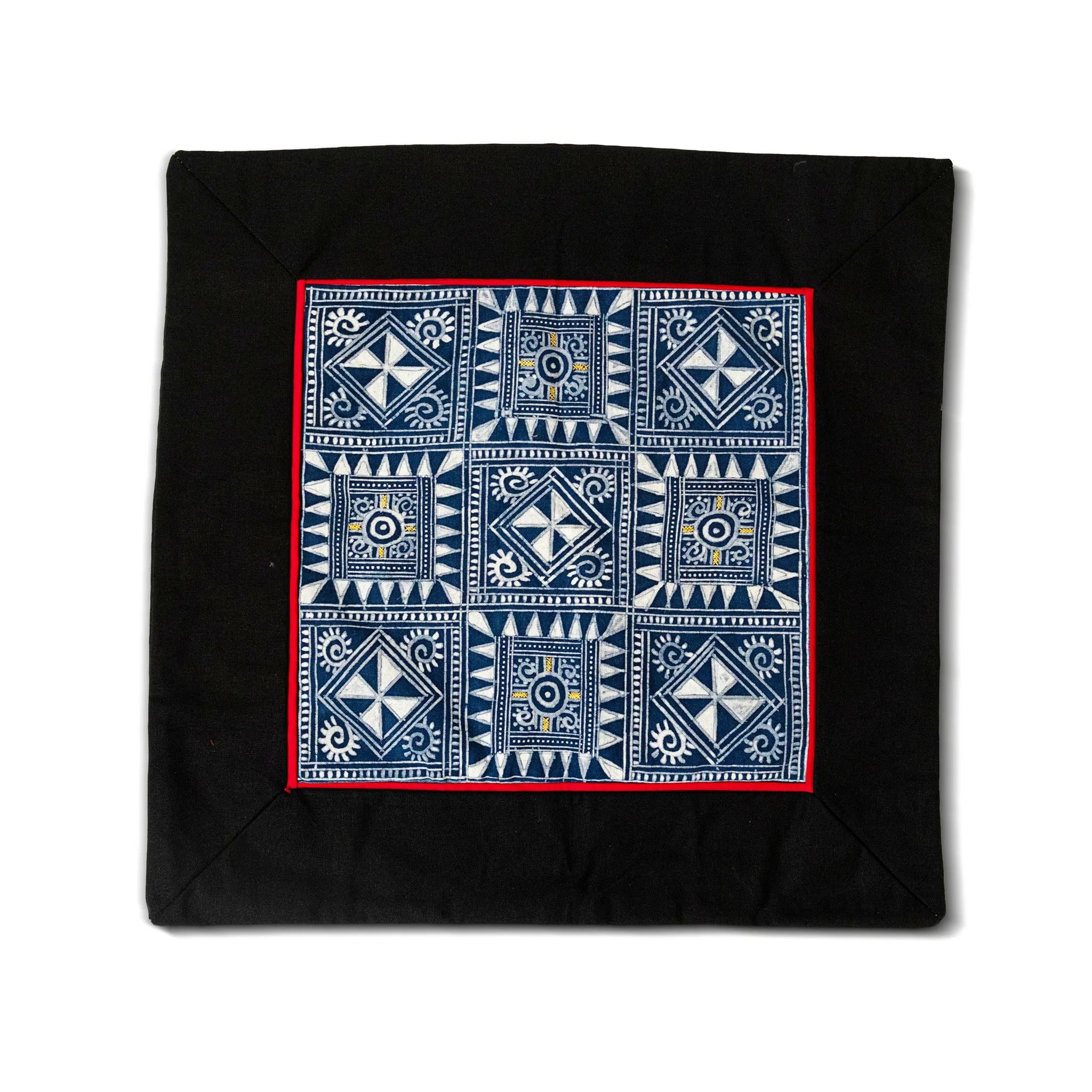 Indigo Batik Cushion Cover (45 cm)
