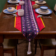 Embroidered Brocade Table Runner